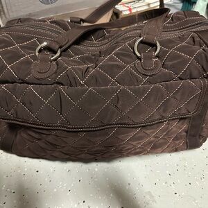 Vera Bradley Dark Chocolate Duffel